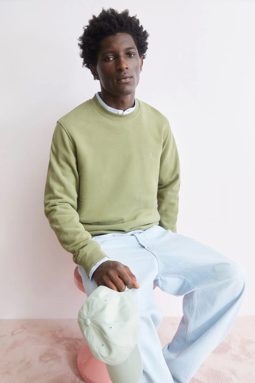 BAARO Loop Sweatshirt fatigue green