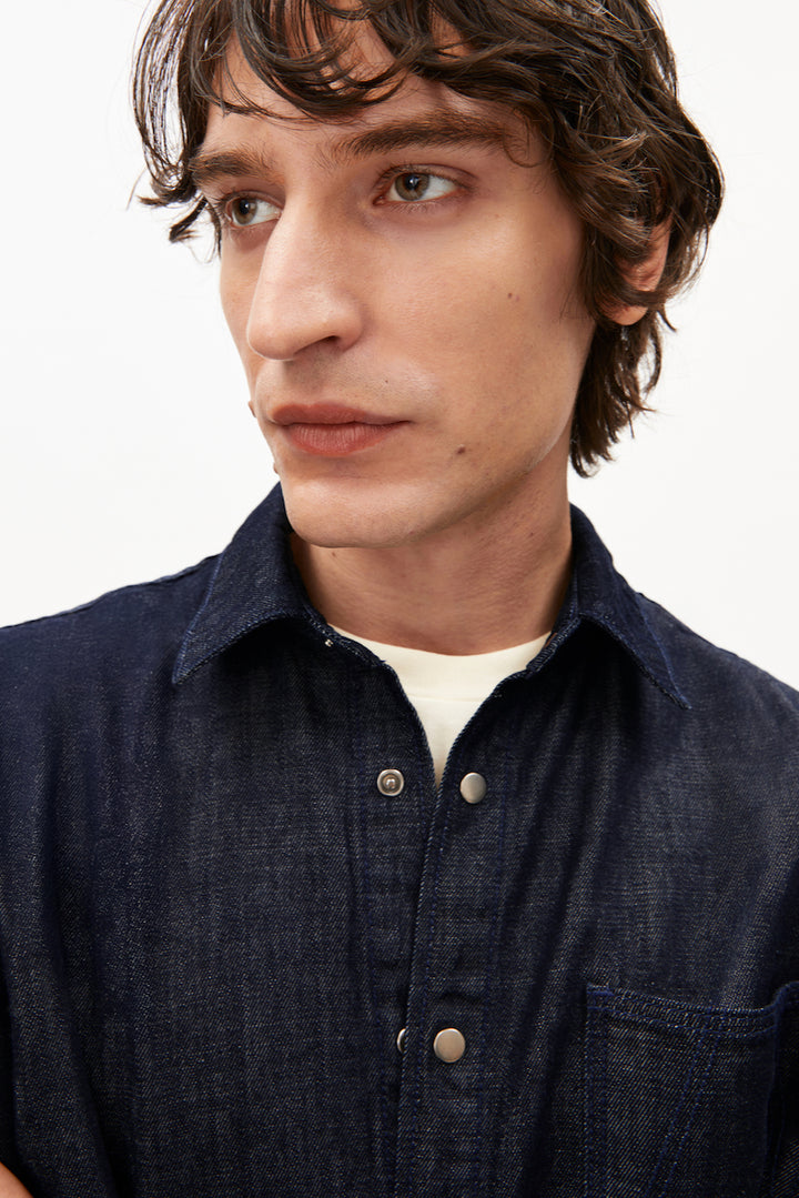 DARK WASH Denim Shirt rinse