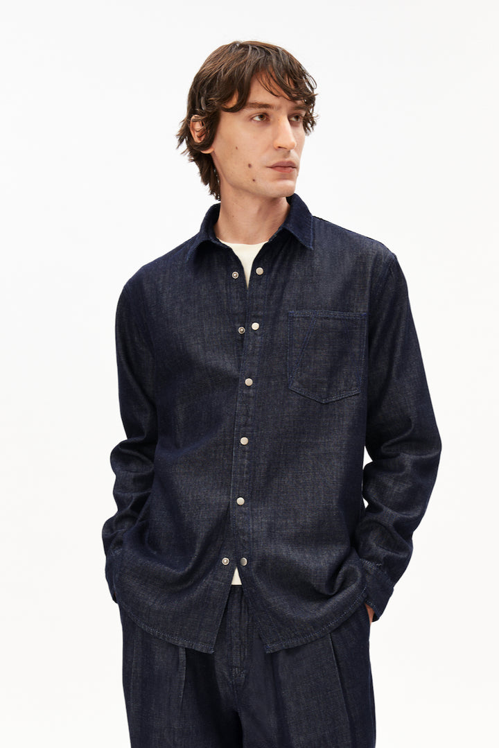 DARK WASH Denim Shirt rinse