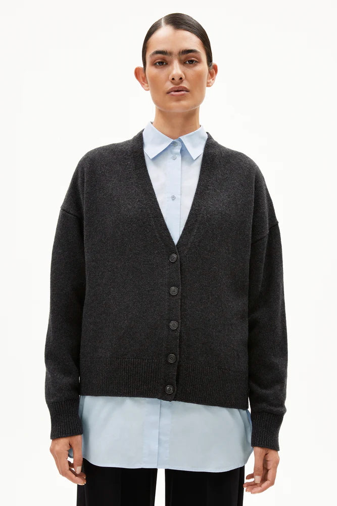 KAAJA Strickjacke steel melange