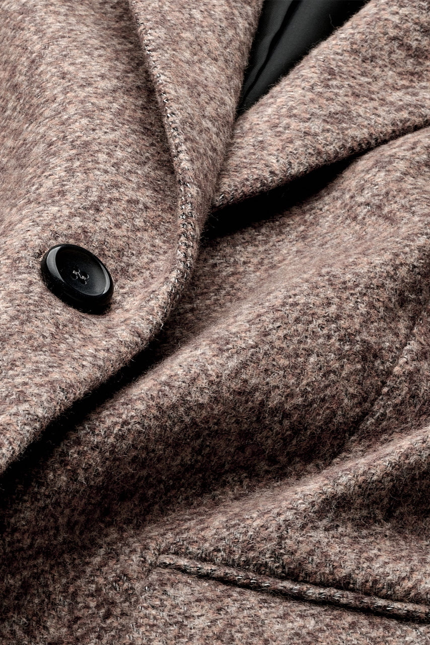 MIKULAA TWEED Blazer pure walnut cream