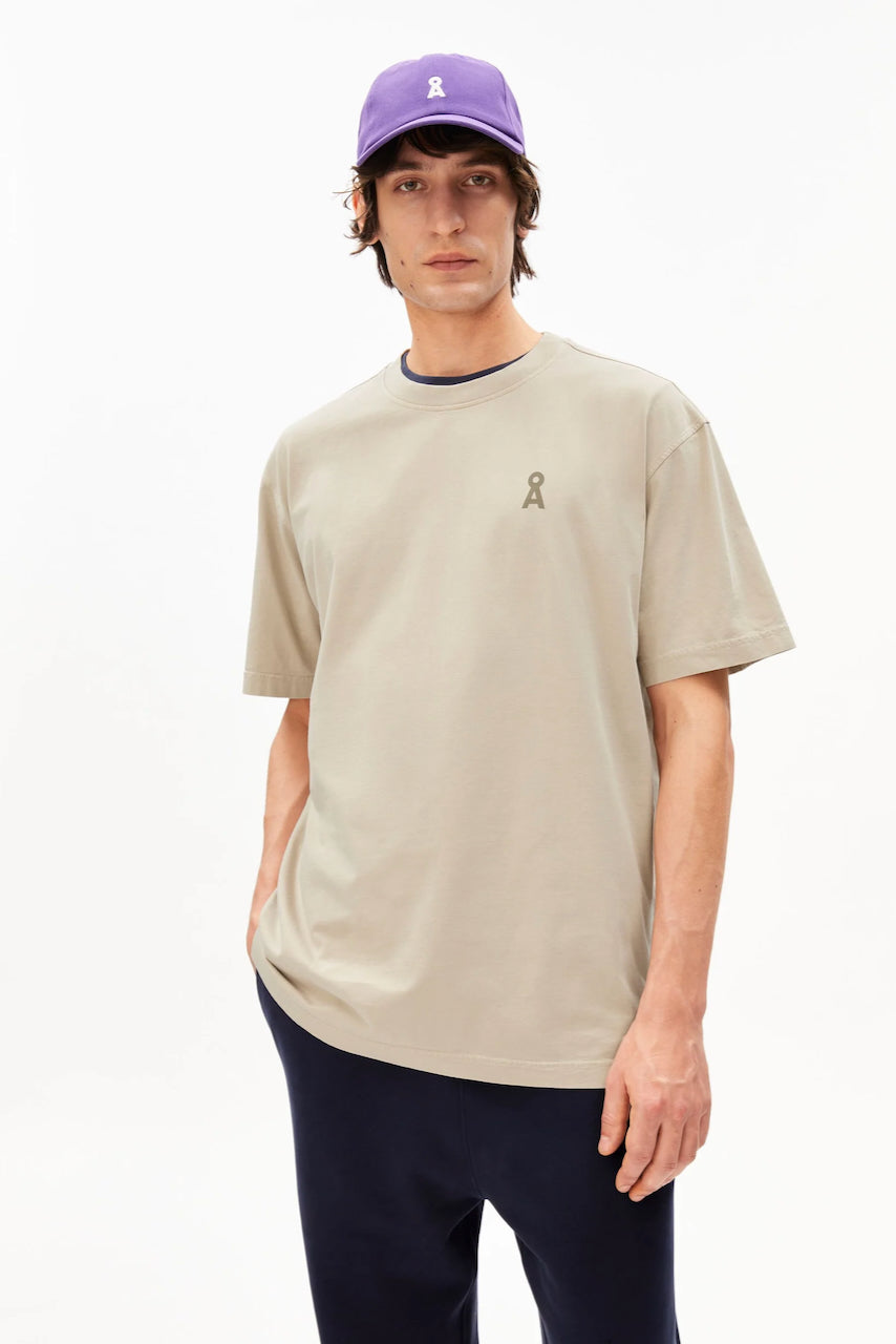 ICONIC Å MAARKOS GD T-Shirt sand stone washed