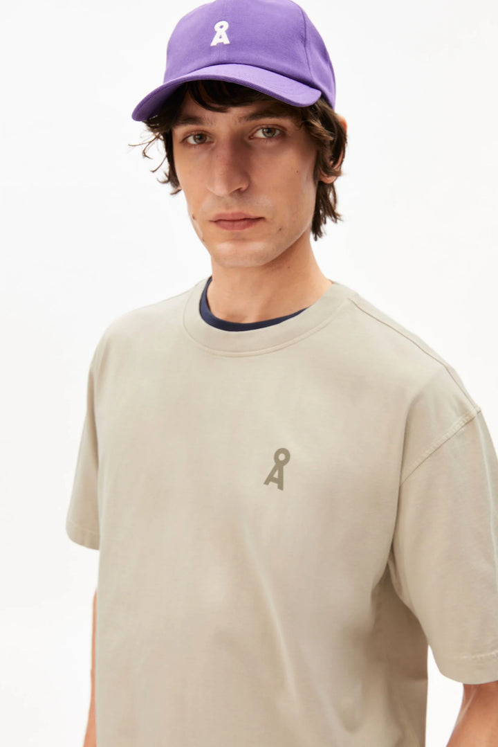 ICONIC Å MAARKOS GD T-Shirt sand stone washed