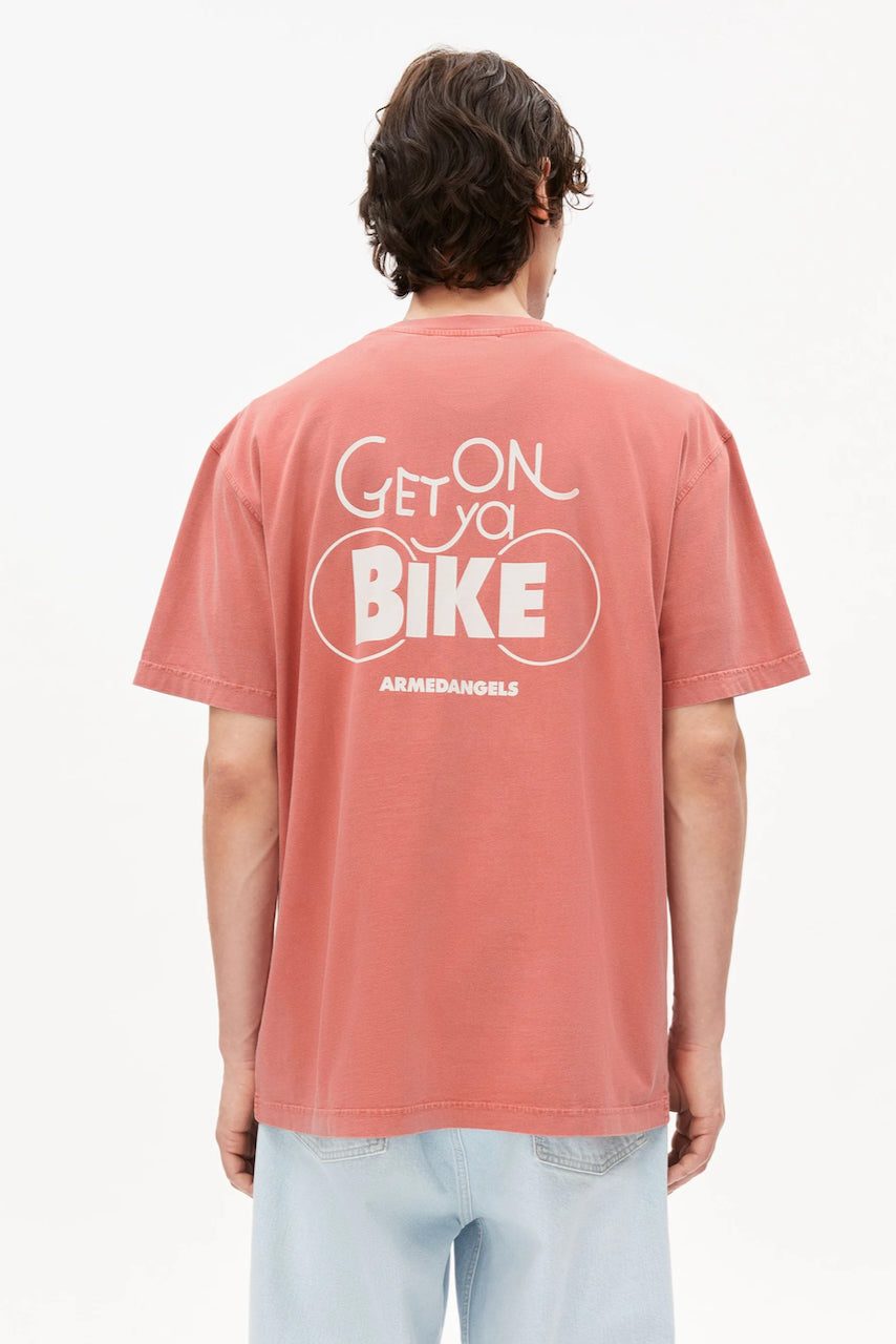 MAARKOS GMT Dye Bike T-Shirt tabasco red washed