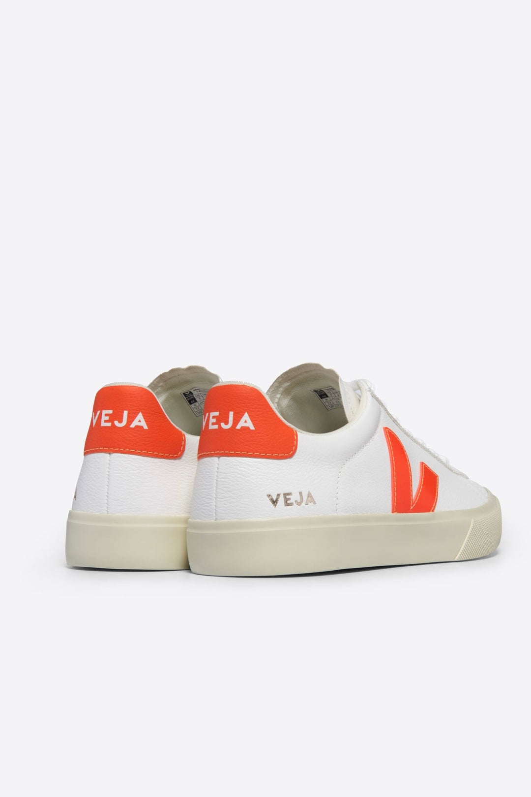 CAMPO Chromefree Leather extra white orange fluo| Veja