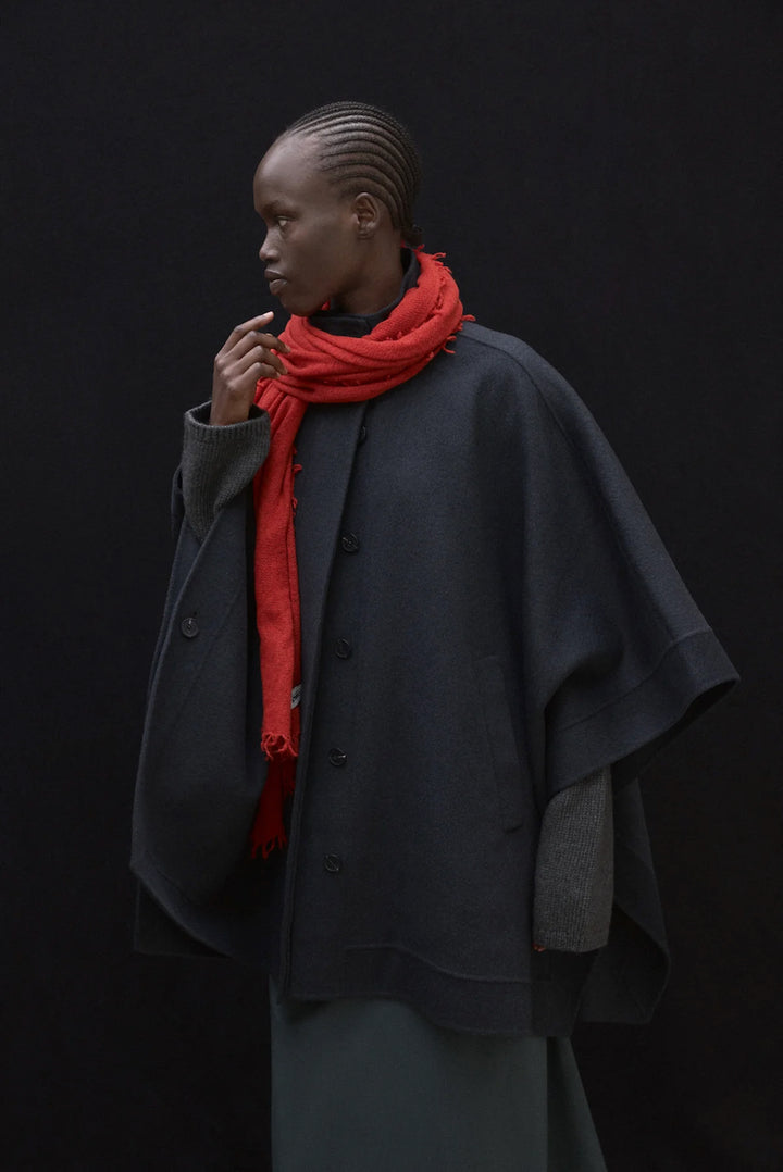 ASTURIA Cape charcoal khaki
