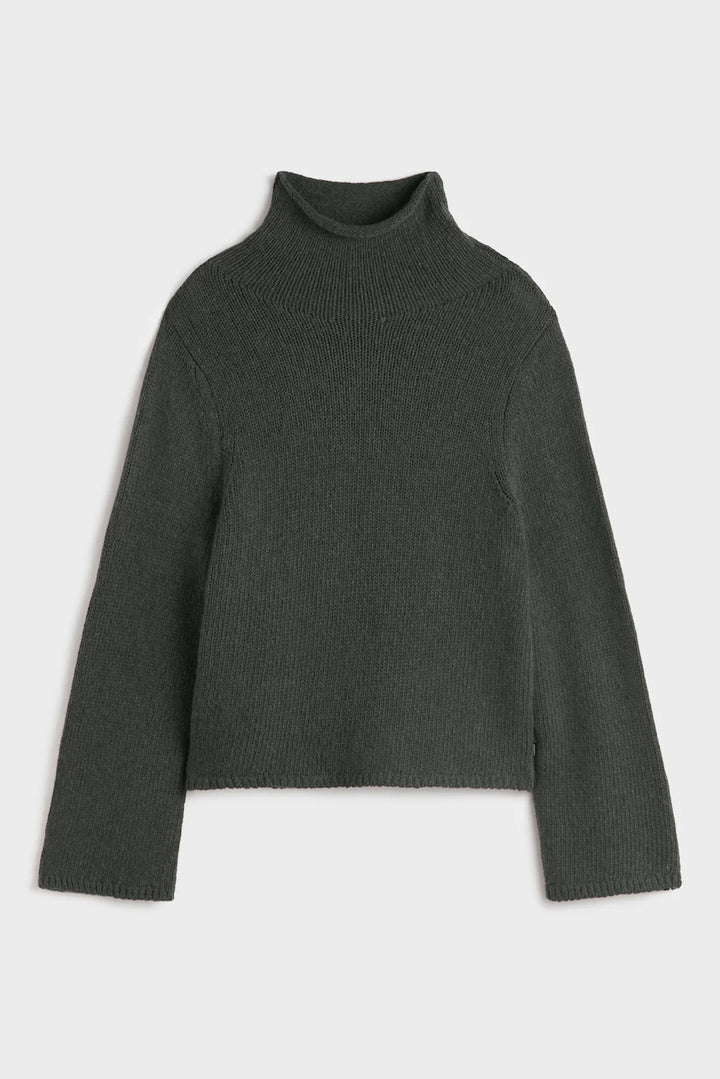 KIRA Knit Pullover dark khaki