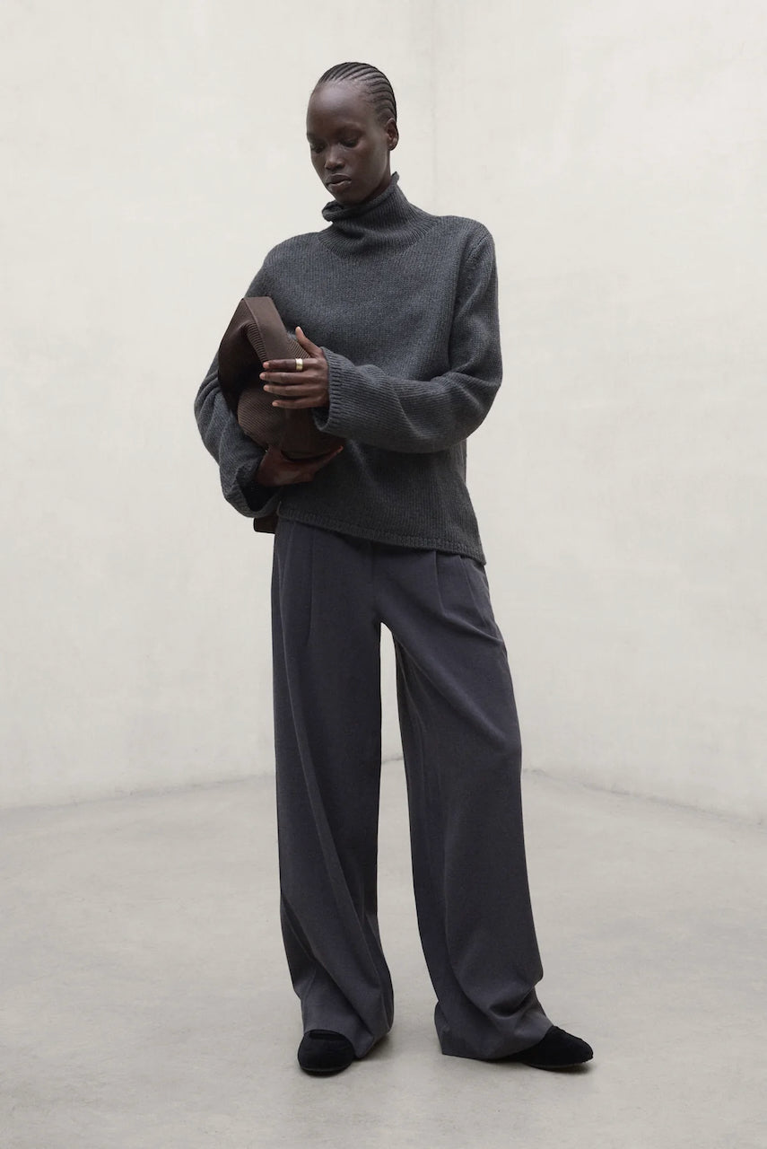 KIRA Knit Pullover dark khaki
