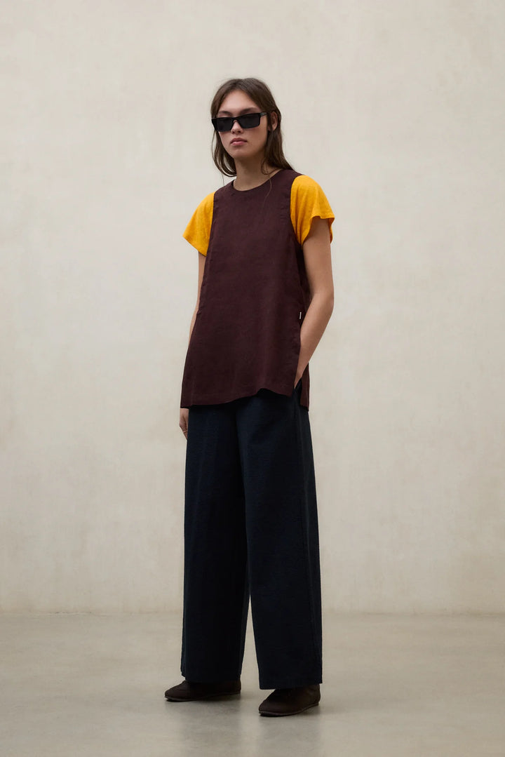 SIA Linen Shirt cocoa