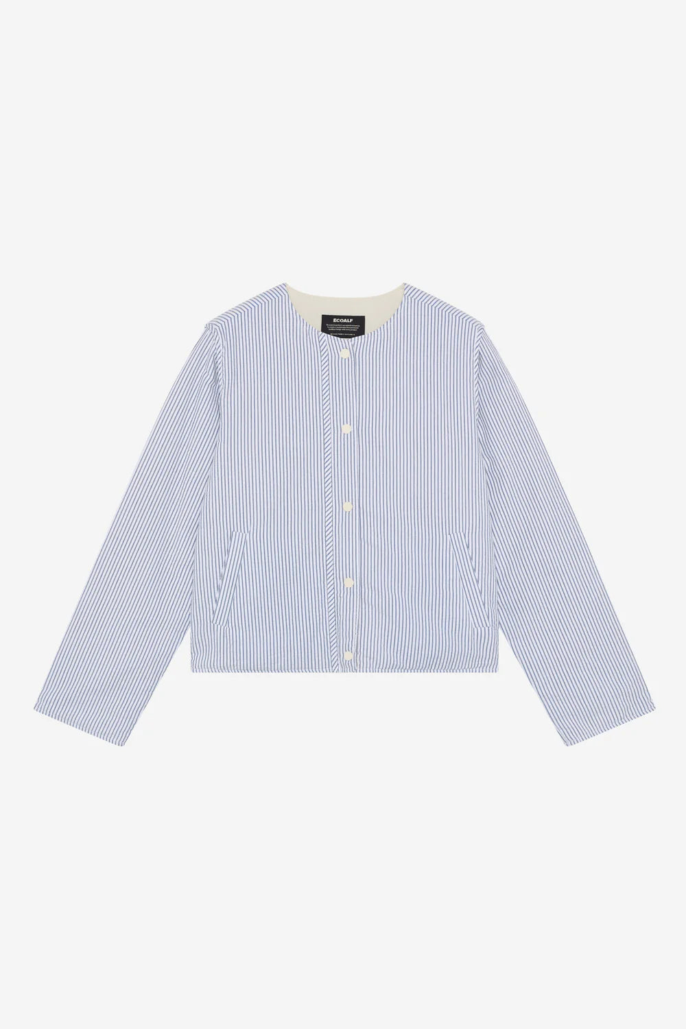 GABI Reversible Jacket ecru/blue stripe