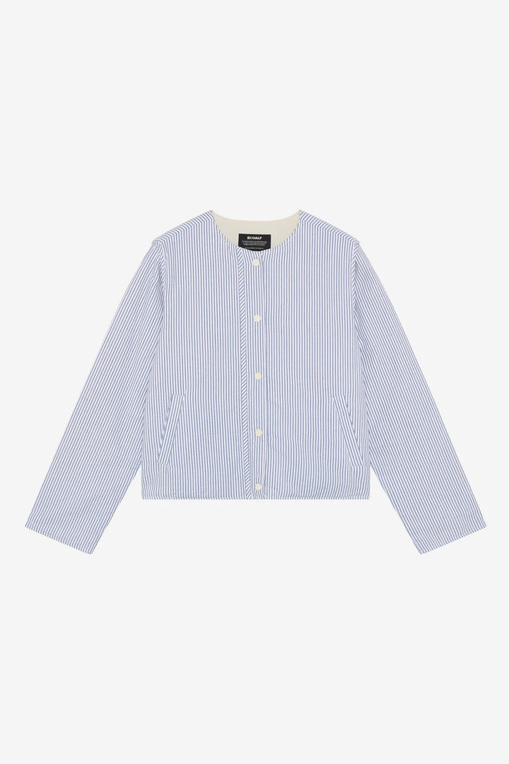 GABI Reversible Jacket ecru/blue stripe
