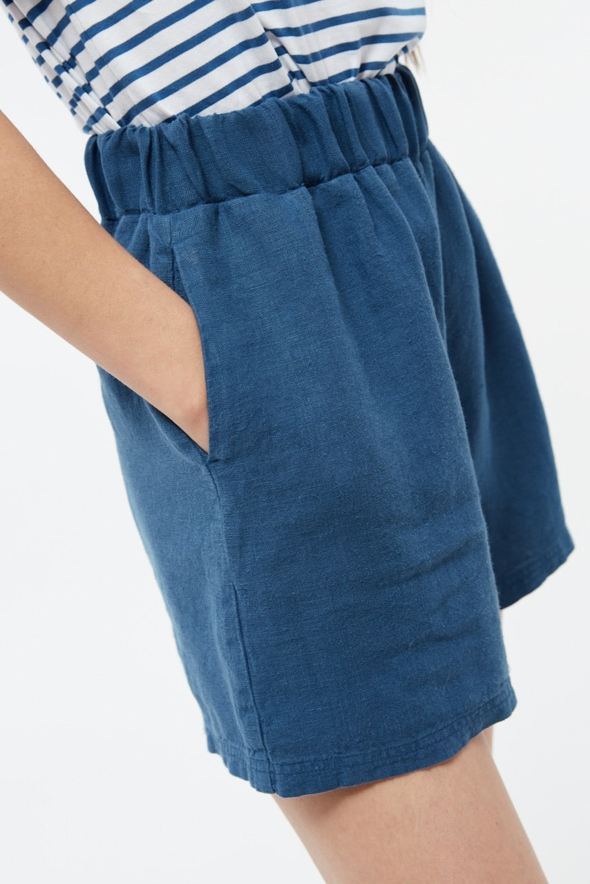 GBClementine Linen Shorts blazing blue