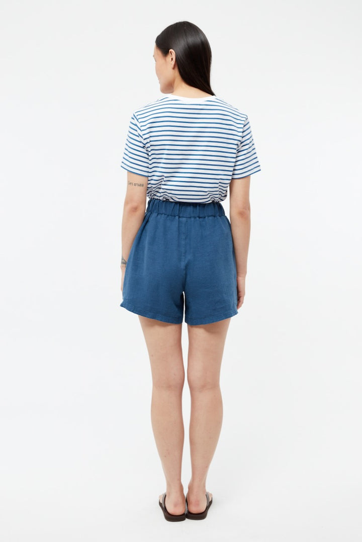 GBClementine Linen Shorts blazing blue