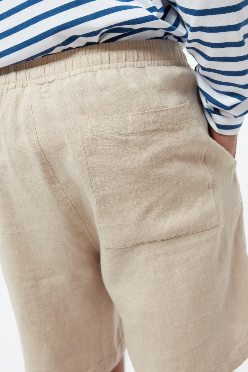 GBLaurin Linen Shorts oat beige