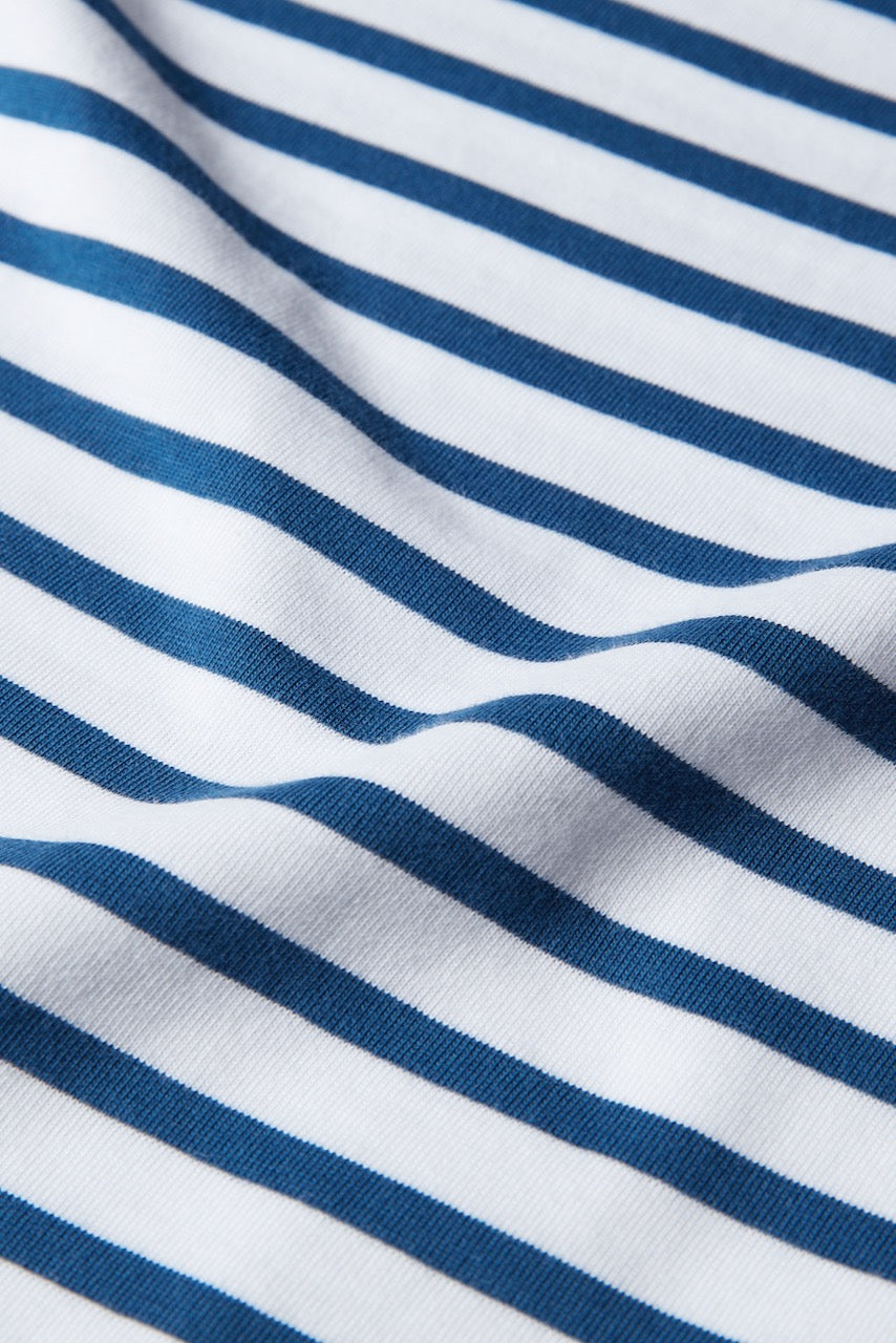 GBPittie Stripes LS T-Shirt blue white