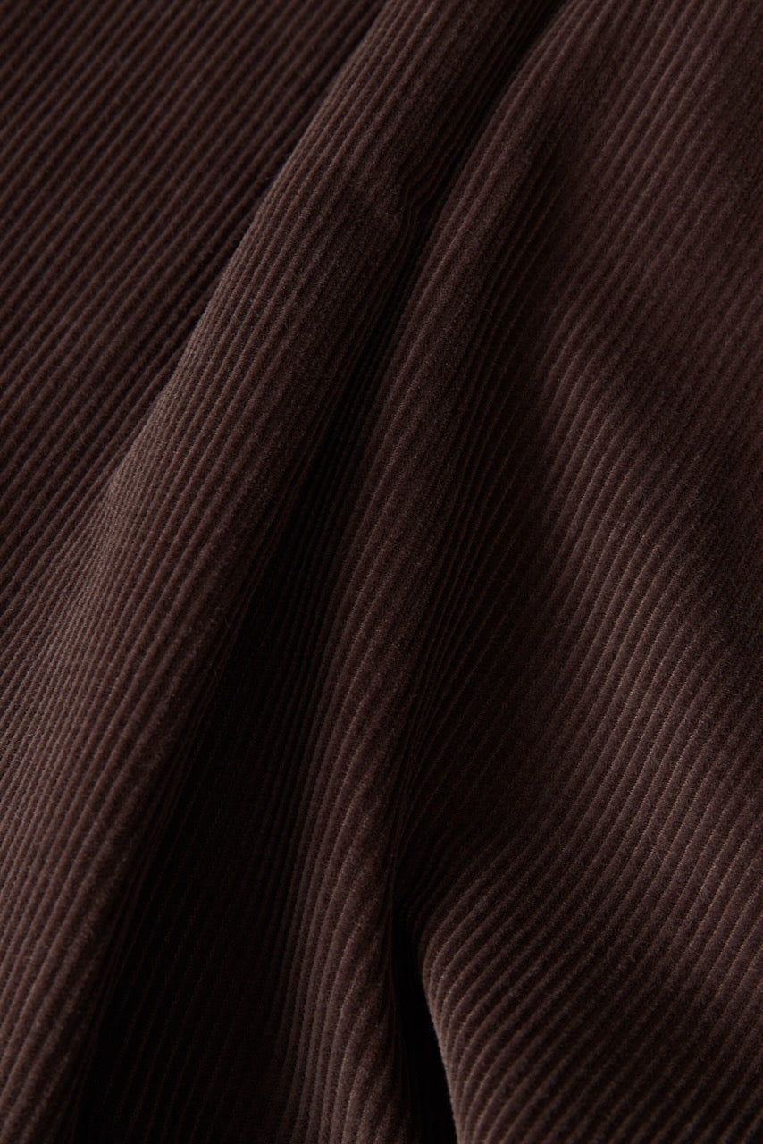 GBCurt Shirt Cord coffee brown