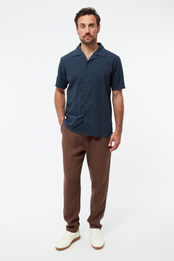 GBEric Linen Pants chocolate brown
