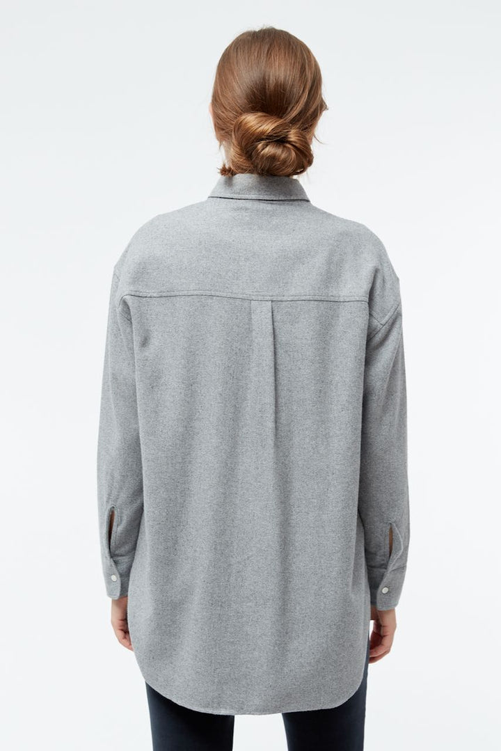 GBELIDA Bluse mid grey