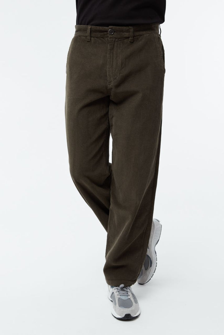 GBKLAAS Cord Pants dark olive