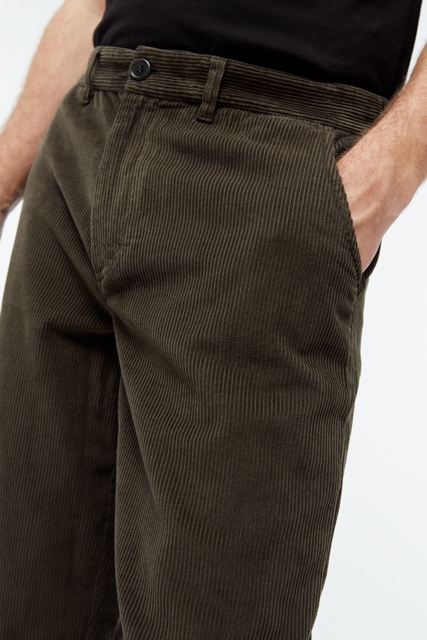 GBKLAAS Cord Pants dark olive