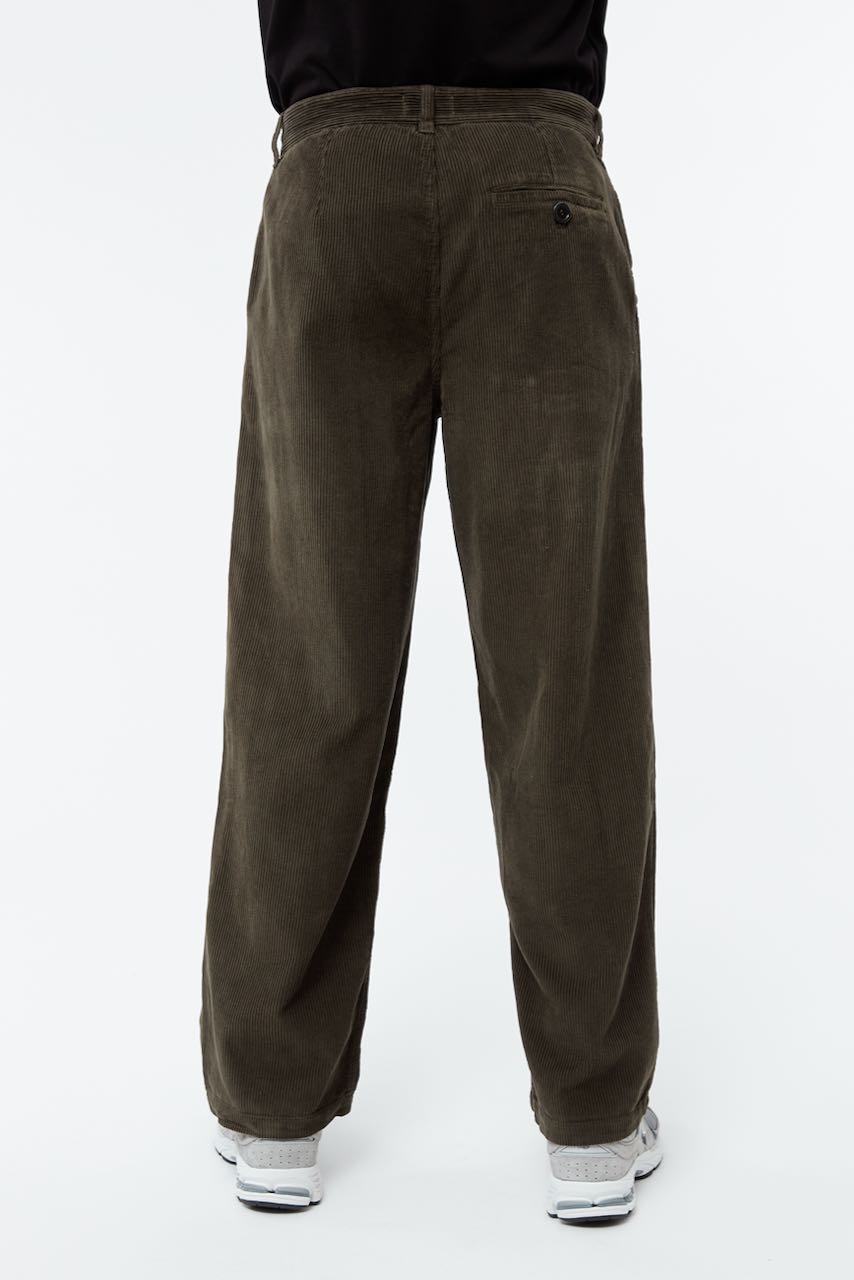 GBKLAAS Cord Pants dark olive