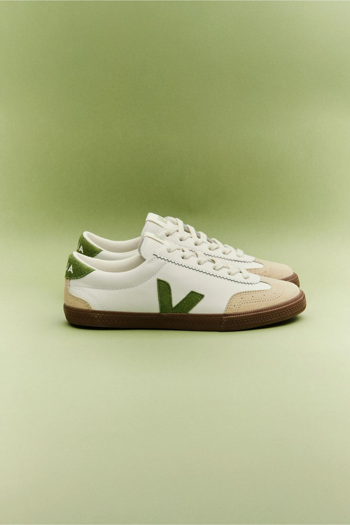 VOLLEY O.T. Leather white kiwi bark