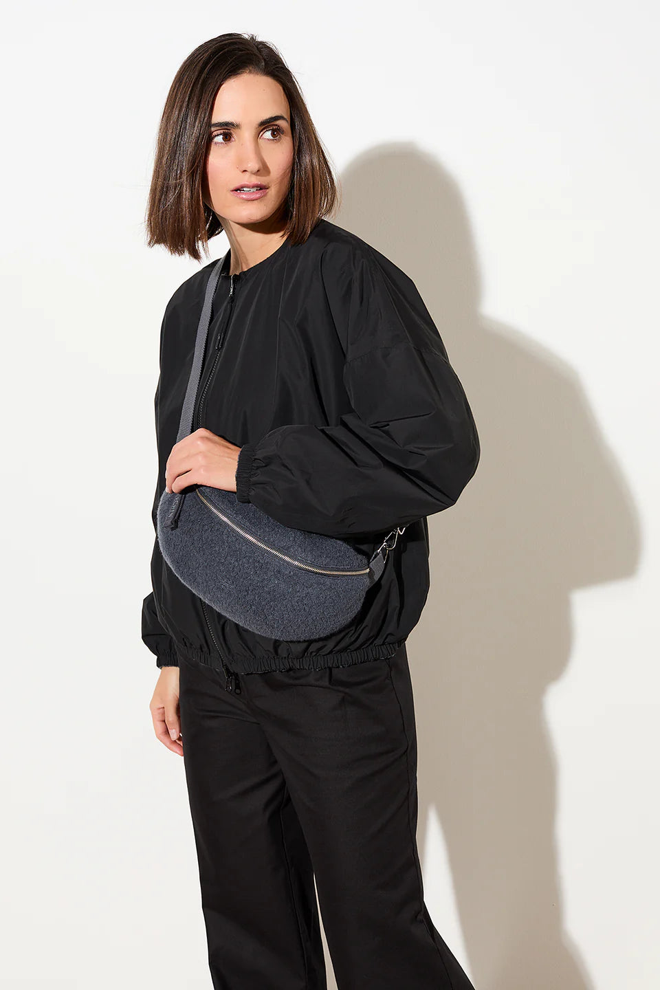 CRESTON Jacket black/graphite