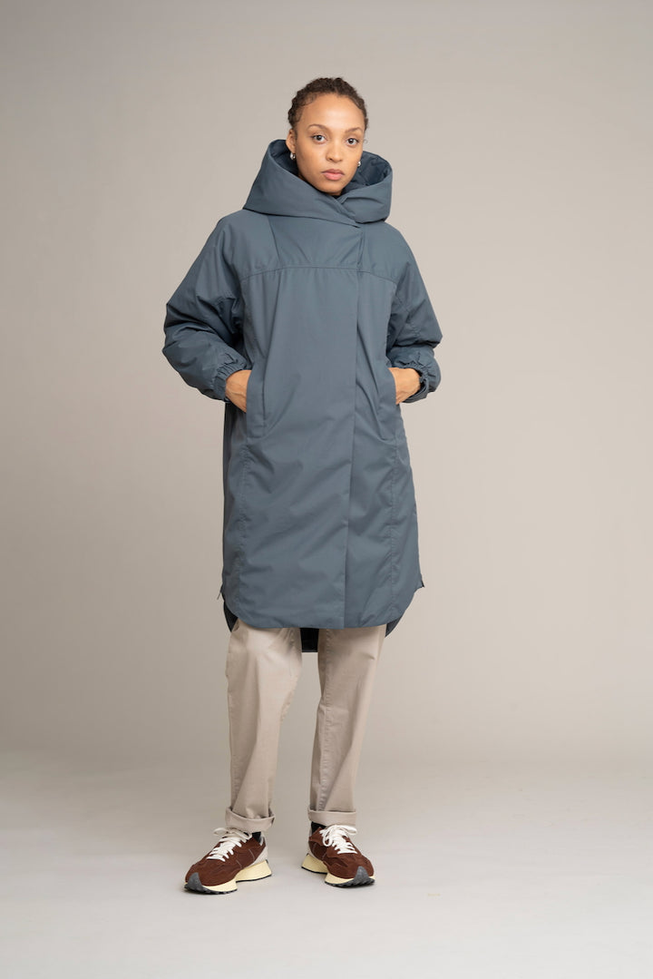 ODA Coat cold blue