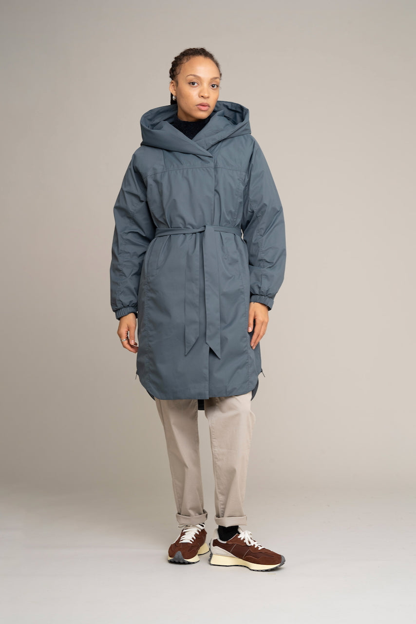 ODA Coat cold blue
