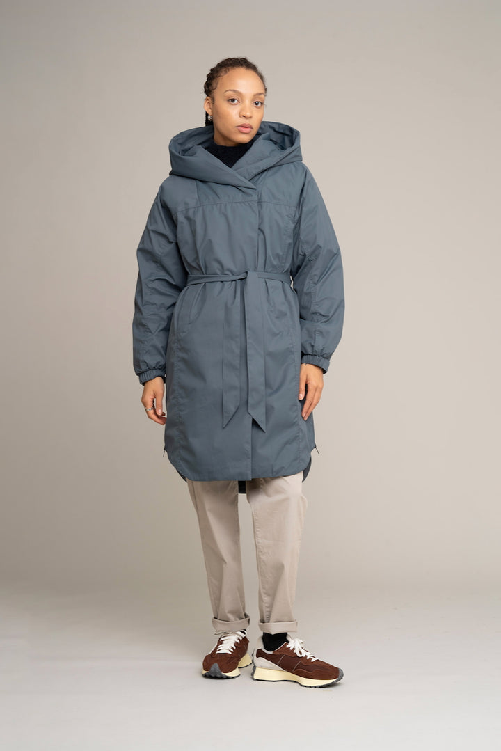 ODA Coat cold blue