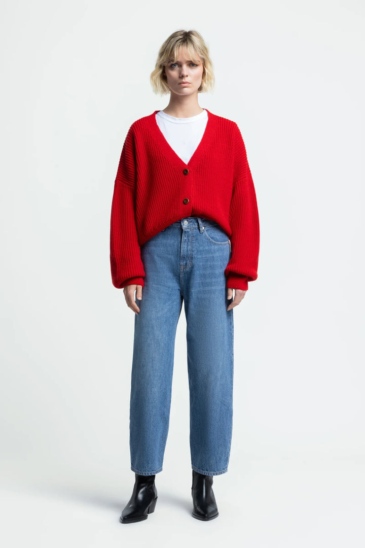 LEILA Jeans ceky blue worn