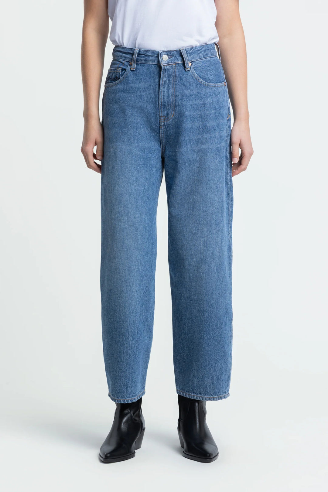 LEILA Jeans ceky blue worn
