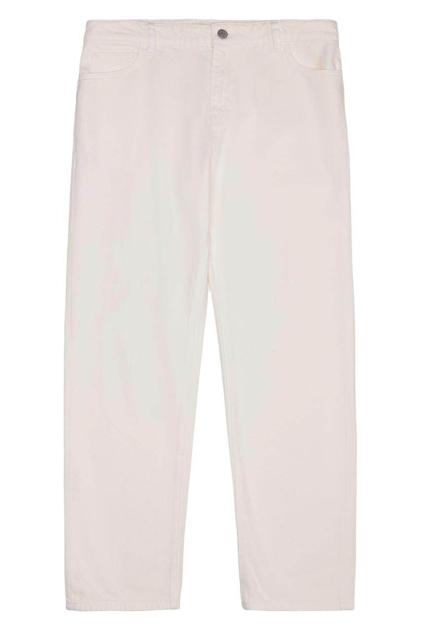 FLINT 5-Pocket Twill Pants egret