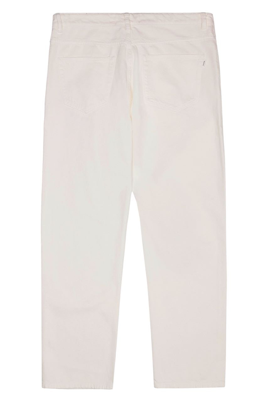 FLINT 5-Pocket Twill Pants egret