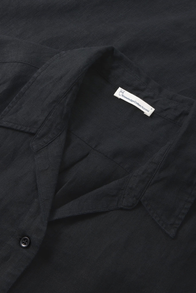 ORGANIC Linen Dress black jet