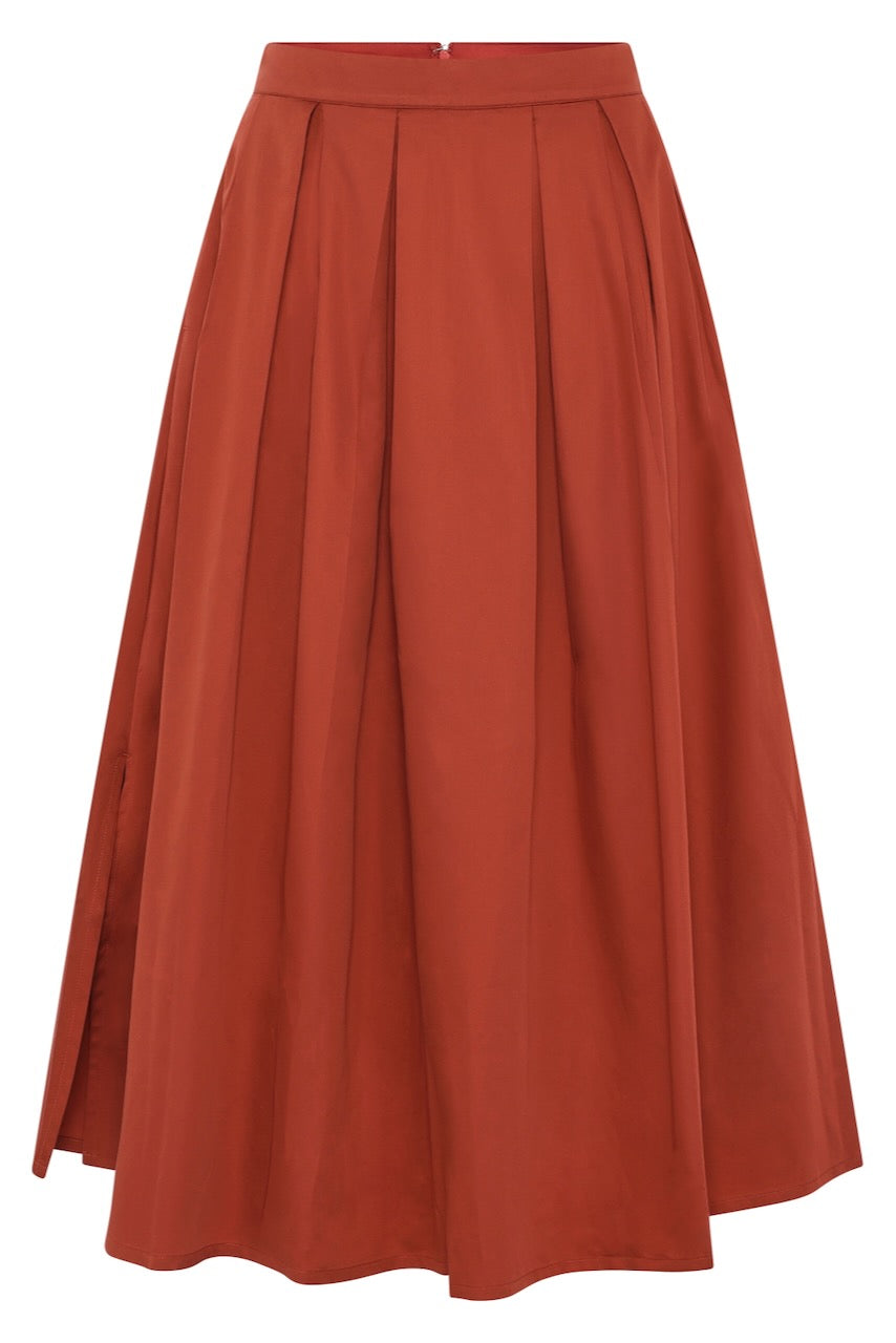 SATIN PLEAT Skirt KCA