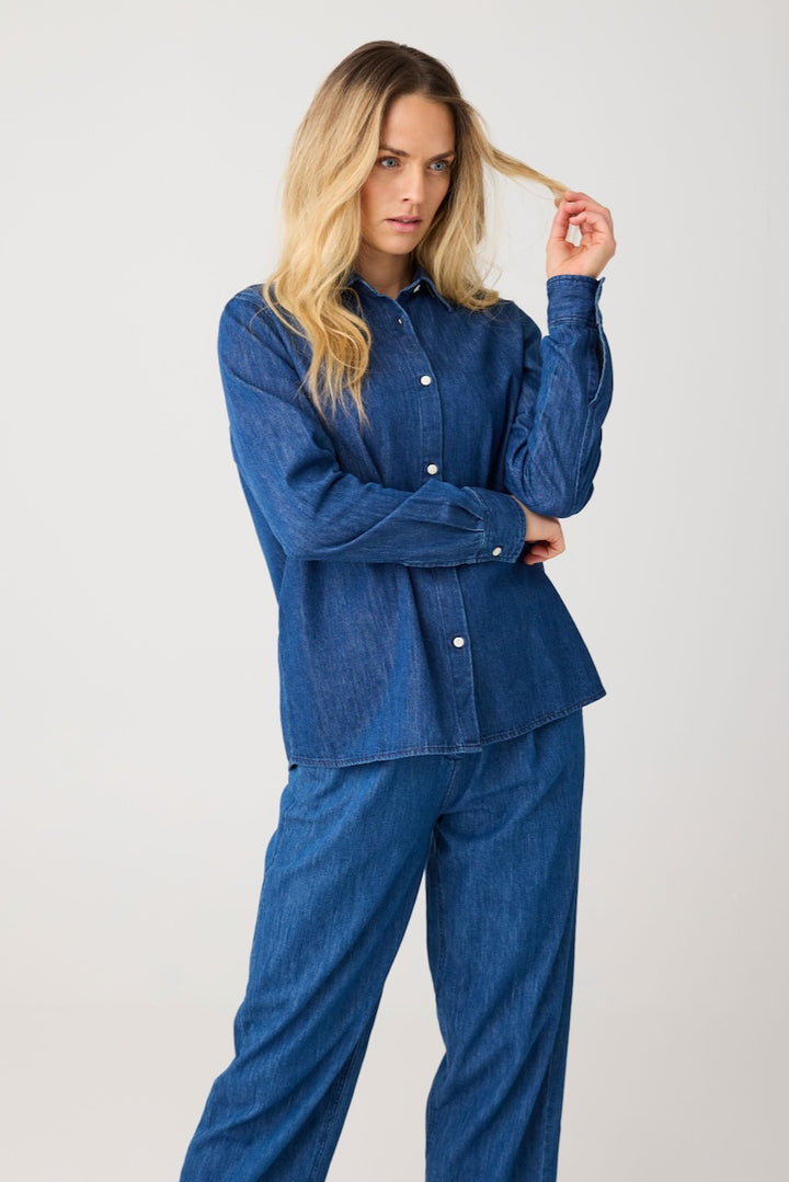DENIM Shirt dark blue KCA