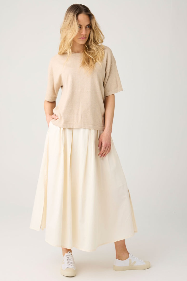 SATIN PLEAT Skirt KCA