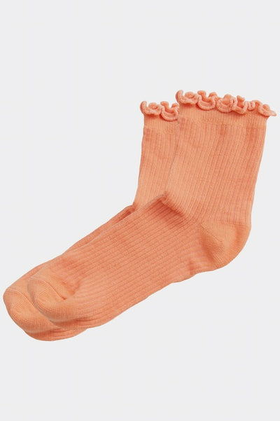 BABYLOCK Rib Socks cadmium orange