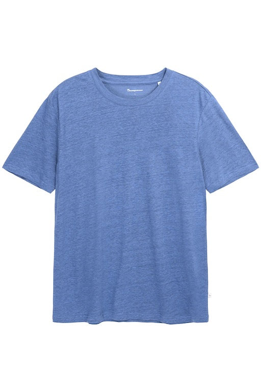 LINEN T-Shirt moonlight blue