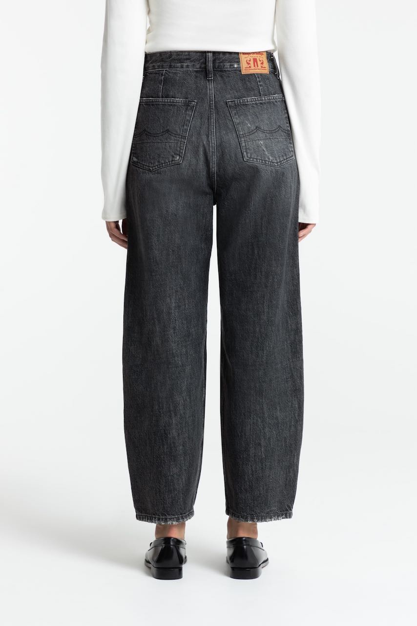 LEILA Jeans ceky black worn