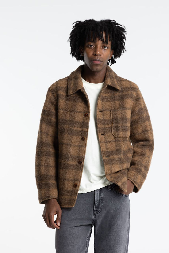 KIAAN Jacket desert beige check
