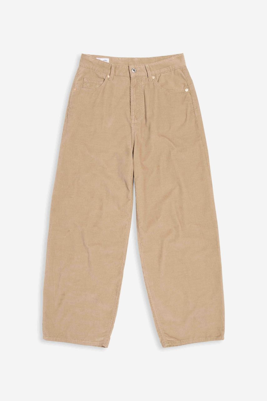 LEILA CORD silver mink