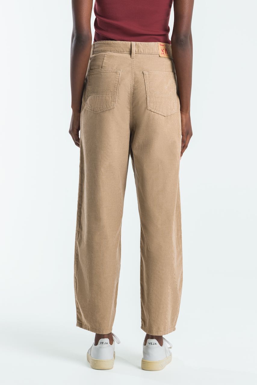 LEILA CORD silver mink