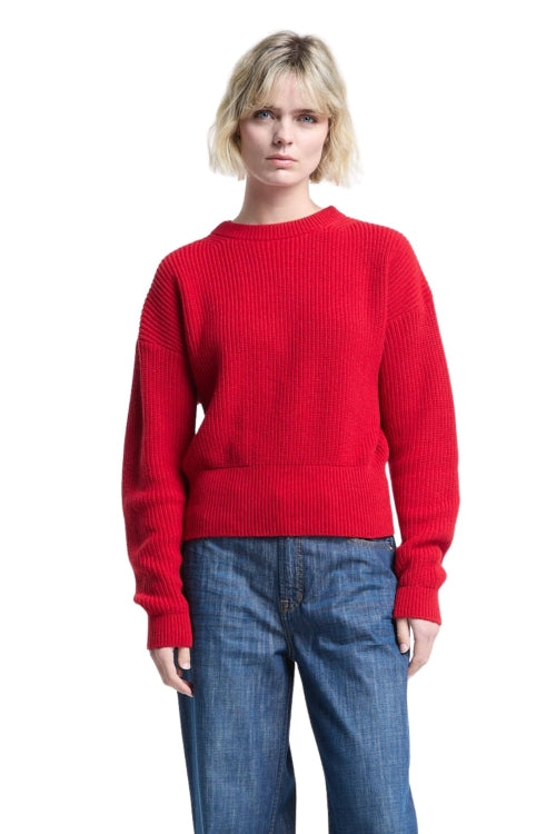 NOCTURNA LS Knit red
