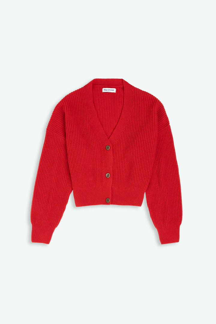 DECIMA Knit Vest red