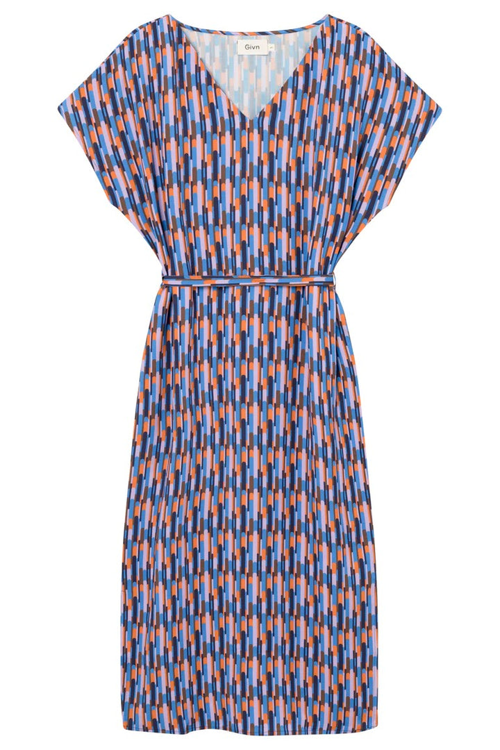 GBPHILINE Dress blue/orange drops