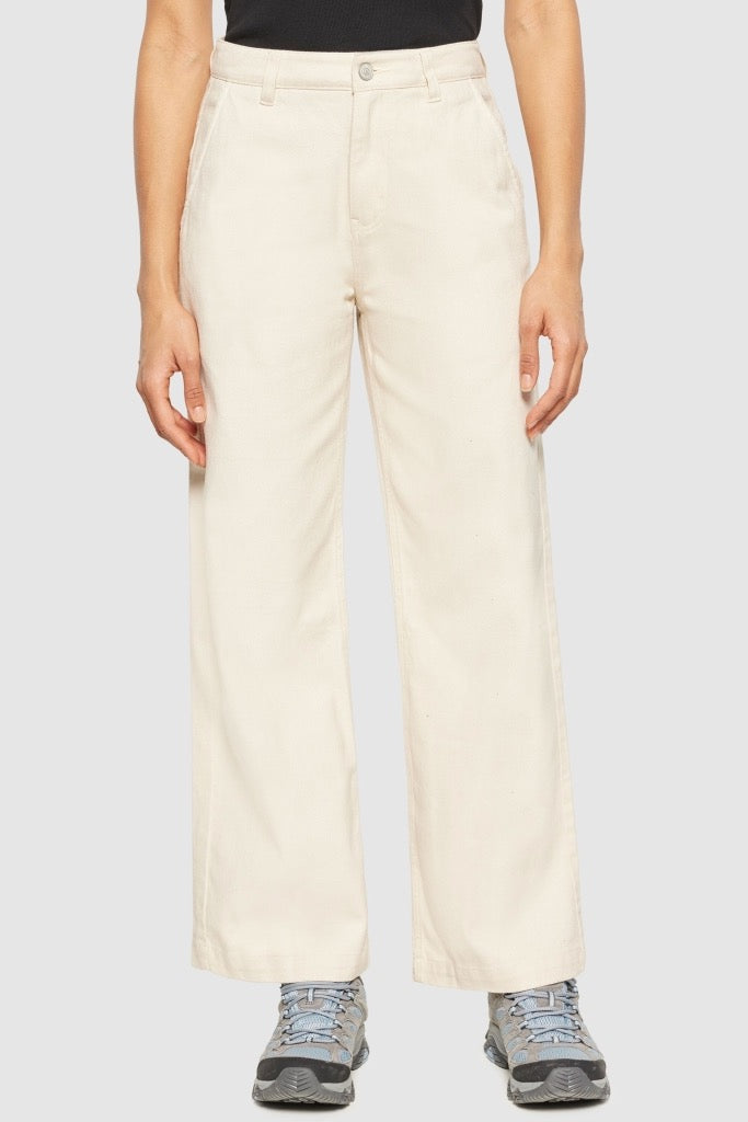 POSEY Wide Mid-Rise Twill Pant