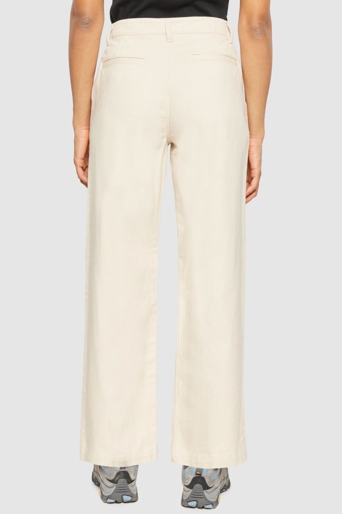 POSEY Wide Mid-Rise Twill Pant