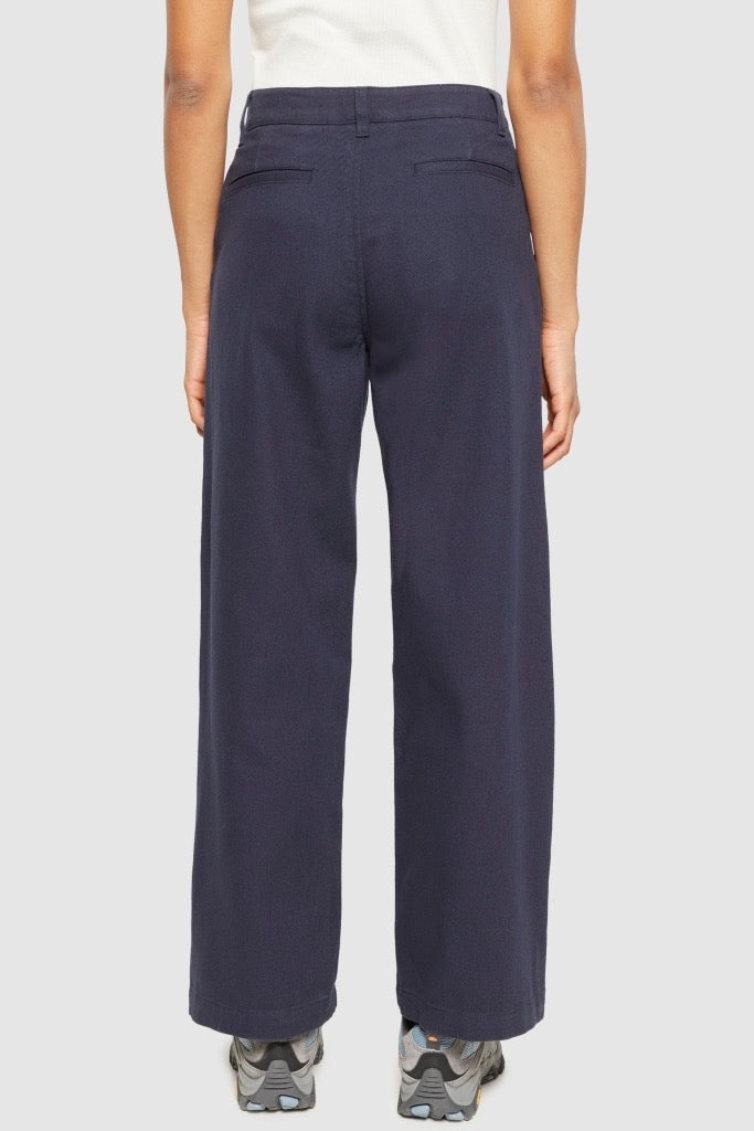 POSEY Wide Mid-Rise Twill Pant